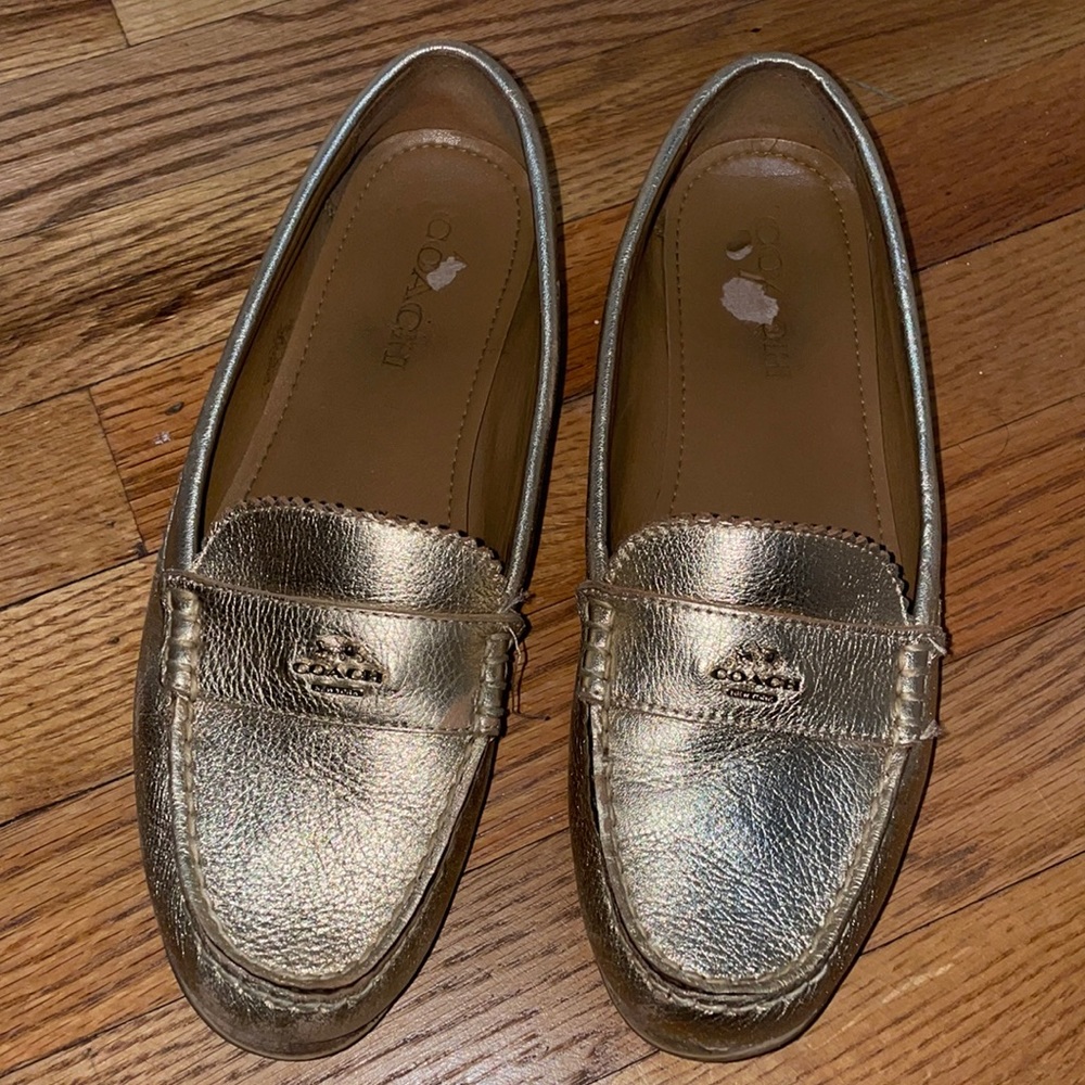 Gold coach loafers - Picture 2 of 4